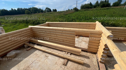 Строительство бани в Костромской области