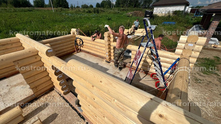 Строительство бани в Костромской области