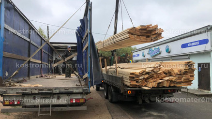 Строительство дома из клеенного бруса в п. Волга