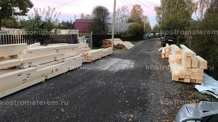 Строительство дома из клеенного бруса в п. Волга