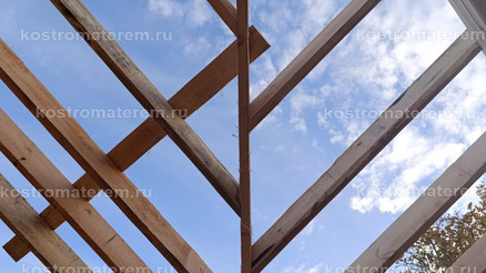 Строительство дома из клеенного бруса в п. Волга