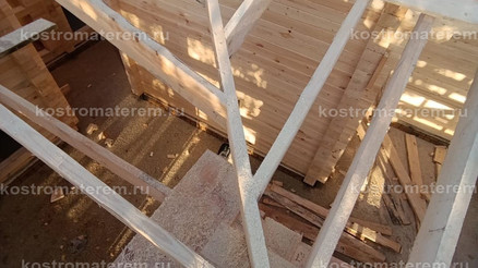 Строительство дома из клеенного бруса в п. Волга