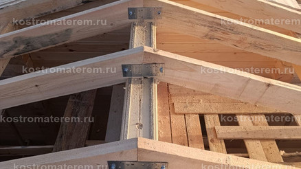 Строительство дома из клеенного бруса в п. Волга