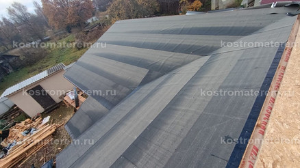 Строительство дома из клеенного бруса в п. Волга