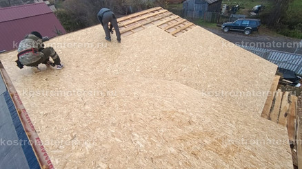 Строительство дома из клеенного бруса в п. Волга