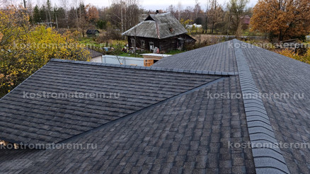 Строительство дома из клеенного бруса в п. Волга