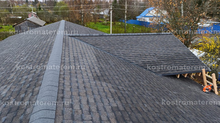 Строительство дома из клеенного бруса в п. Волга