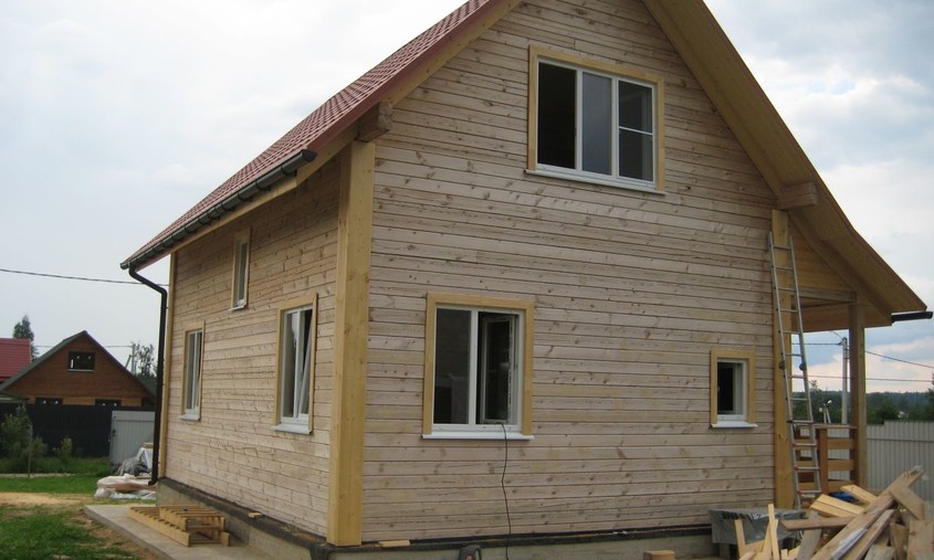 Отделка дома ДБ-17 "под ключ", Московская область, Клинский район