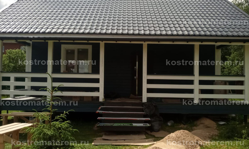 Отделка дома из бруса "под ключ" в Кимрском районе